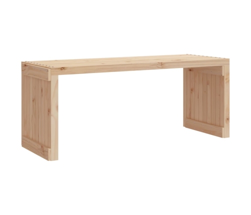 vidaXL Banco de jardín extensible madera maciza pino 212,5x40,5x45 cm