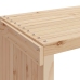 vidaXL Banco de jardín extensible madera maciza pino 212,5x40,5x45 cm