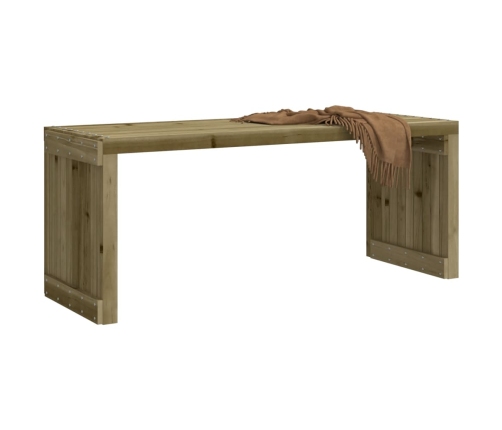 Banco jardín extensible madera impregnada pino 212,5x40,5x45 cm