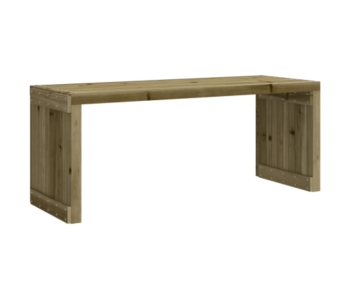 Banco jardín extensible madera impregnada pino 212,5x40,5x45 cm