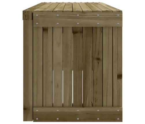 Banco jardín extensible madera impregnada pino 212,5x40,5x45 cm