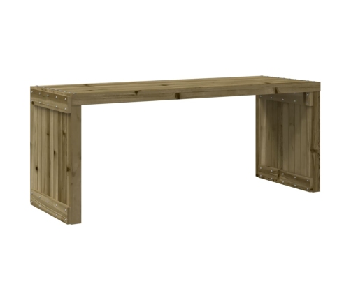 Banco jardín extensible madera impregnada pino 212,5x40,5x45 cm