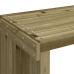 Banco jardín extensible madera impregnada pino 212,5x40,5x45 cm