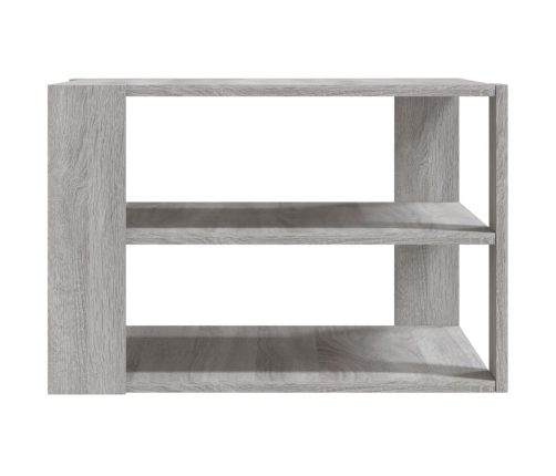 Mesa de centro madera de ingeniería gris Sonoma 59,5x59,5x40 cm