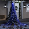 Luces para árbol de Navidad 320 LED azul 375 cm