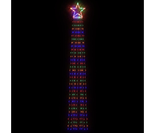 Luces para árbol de Navidad 320 LEDs de colores 375 cm