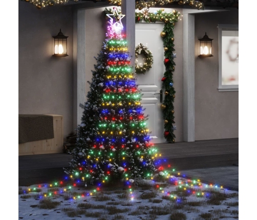 Luces para árbol de Navidad 320 LEDs de colores 375 cm