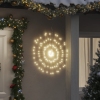 Luces de Navidad de estrellas 140 LED blanco cálido 17 cm