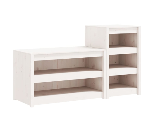 Muebles de cocina de exterior 2 pzas madera maciza pino blanco