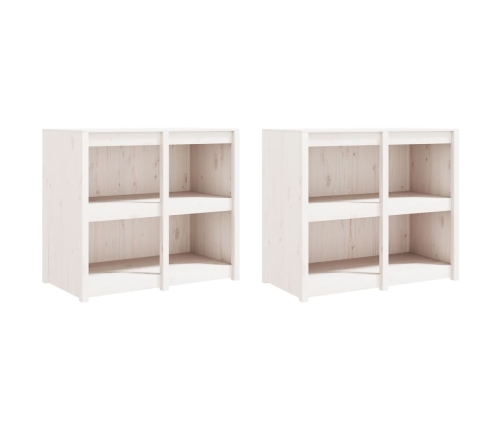 Muebles de cocina de exterior 3 pzas madera maciza pino blanco