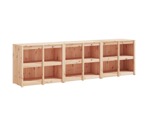 Muebles de cocina de exterior 3 piezas madera maciza de pino