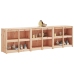 Muebles de cocina de exterior 3 piezas madera maciza de pino