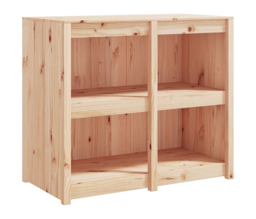 Muebles de cocina de exterior 3 piezas madera maciza de pino