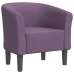 Sillón de tela morado