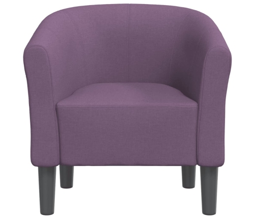 Sillón de tela morado