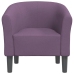 Sillón de tela morado