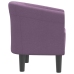 Sillón de tela morado