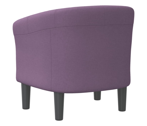 Sillón de tela morado