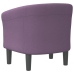 Sillón de tela morado