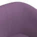 Sillón con taburete tela morado