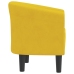 Sillón de terciopelo amarillo