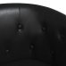 Sillón cuero sintético negro