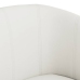 Sillón cuero sintético blanco