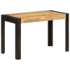 Mesa de comedor madera maciza de mango 120x60x76 cm