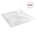 Paneles de pared 24 uds XPS estrella blanco 50x50 cm 6 m²