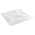 Paneles de pared 24 uds XPS estrella blanco 50x50 cm 6 m²