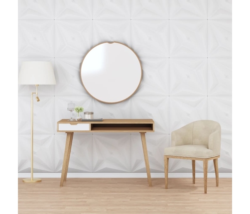 Paneles de pared 48 uds XPS estrella blanco 50x50 cm 12 m²