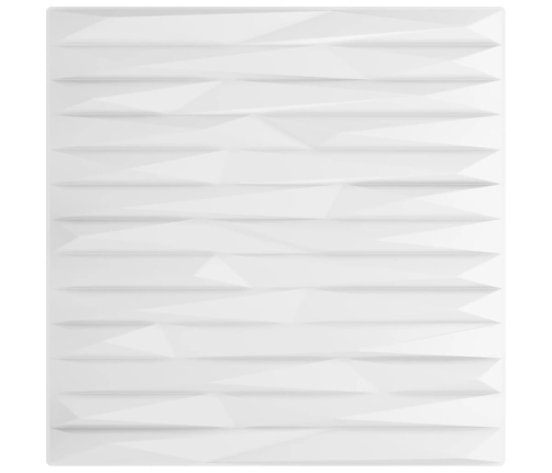 Paneles de pared 24 uds XPS piedra blanco 50x50 cm 6 m²