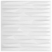 Paneles de pared 24 uds XPS piedra blanco 50x50 cm 6 m²