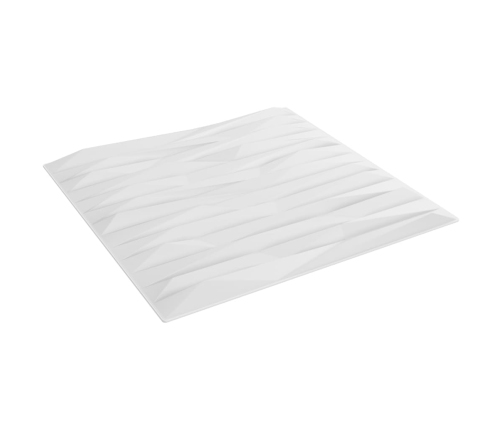 Paneles de pared 24 uds XPS piedra blanco 50x50 cm 6 m²