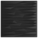 Paneles de pared 24 uds XPS piedra negro 50x50 cm 6 m²