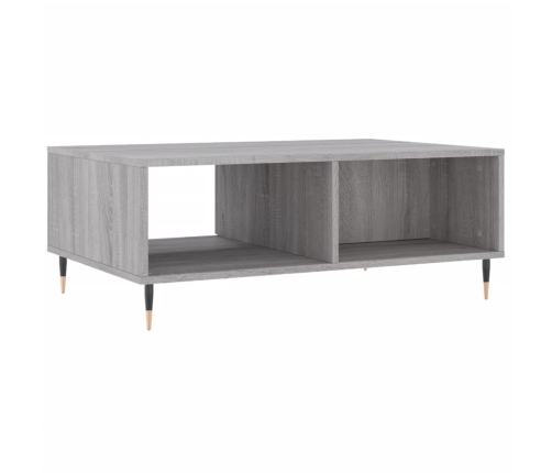 Mesa de centro madera de ingeniería gris Sonoma 90x60x35 cm