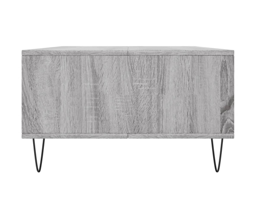 Mesa de centro madera de ingeniería gris Sonoma 104x60x35 cm