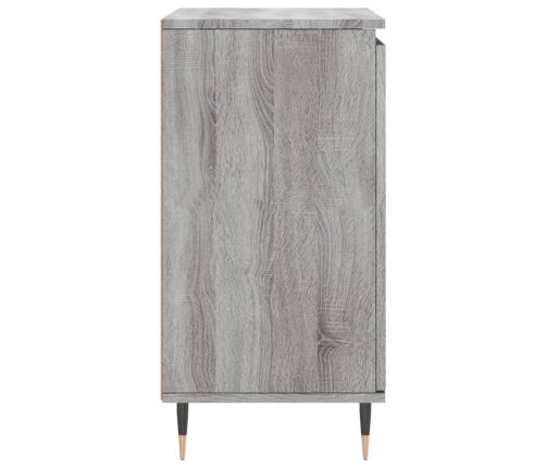 Aparador de madera contrachapada gris Sonoma 60x35x70 cm