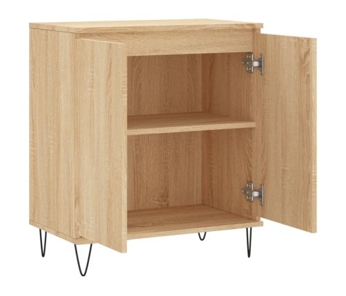 Aparador de madera contrachapada roble Sonoma 60x35x70 cm