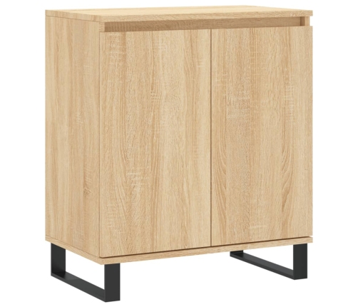 Aparador de madera contrachapada roble Sonoma 60x35x70 cm