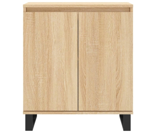 Aparador de madera contrachapada roble Sonoma 60x35x70 cm