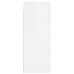 Armario de pared blanco brillante 69,5x34x90 cm