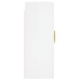 Armario de pared blanco brillante 69,5x34x90 cm