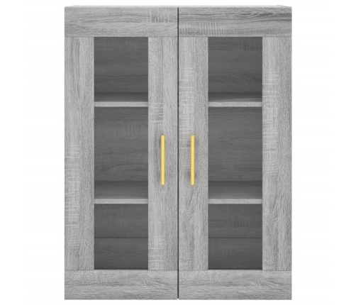 Armario de pared gris Sonoma 69,5x34x90 cm