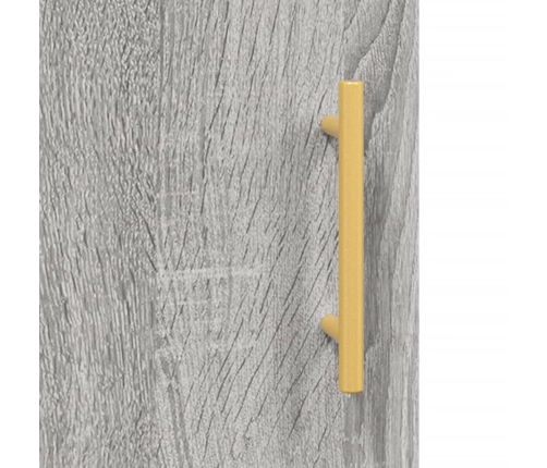 Armario de pared gris Sonoma 69,5x34x90 cm