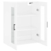 Armario de pared blanco brillante 69,5x34x90 cm