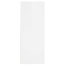 Armario de pared blanco brillante 69,5x34x90 cm