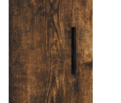 Armario de pared roble ahumado 69,5x34x90 cm