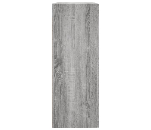 Armario de pared gris Sonoma 69,5x34x90 cm