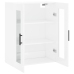 Armario de pared blanco brillante 69,5x34x90 cm